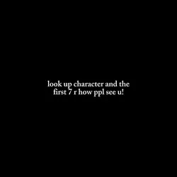 character trend