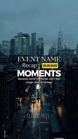 Event Recap Moment