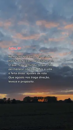 31 de Julho: