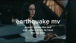 earthquake mv JISOO 