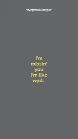 I'm missin' you