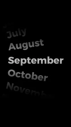 Welcome September 