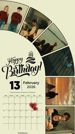 13 February birthday