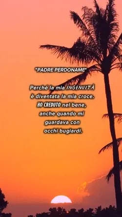 Ho creduto nel bene