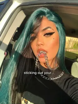 sticking out your