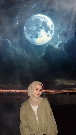background bulan