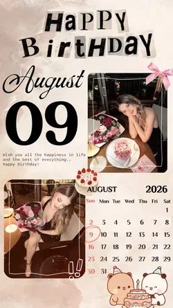 BIRTHDAY 09 AUGUST