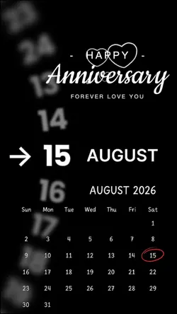 ANNIV 15 AUGUST 2026