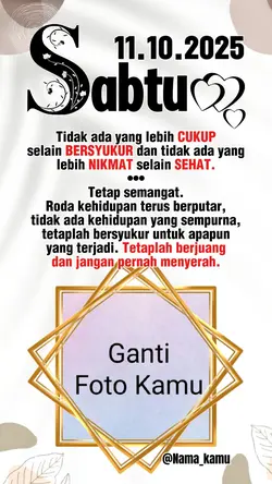 Story Hari Sabtu 