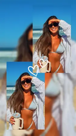 Colagem Praia