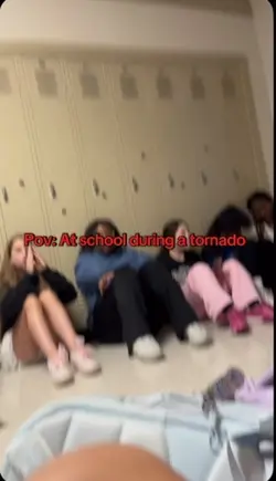 Tornado at school 