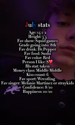 July Stats