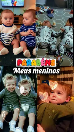 PARABÉNS GÊMEOS 
