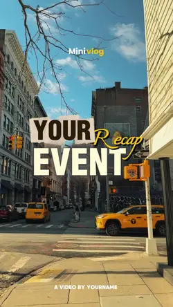 your event recap 