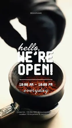 WE'RE OPEN