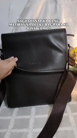 a bag in a leather