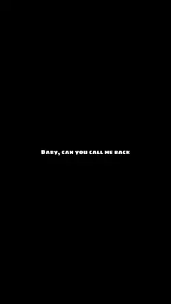 Can you call me back