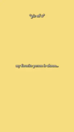 favorite person 
