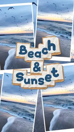 Beach and sunset
