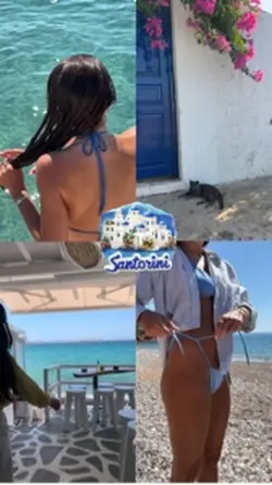 Santorini Magnet