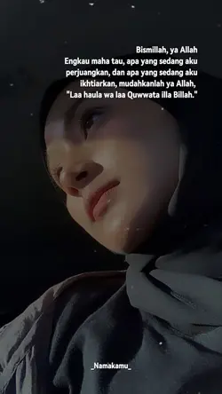 Bismillah ya Allah 
