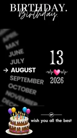 H B Dboy13August2026