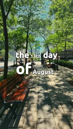13th day of August