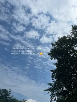 Hasta el cielo.