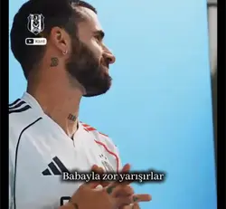 Babayla zor yarışır
