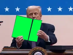 DONALD TRUMP SIGNING