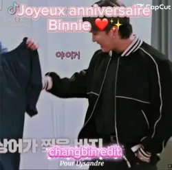 Joyeux anniv binnie