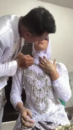 pengantin ciuman