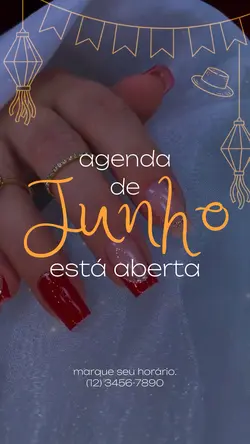 AGENDA DE JUNHO 🌽🔥🎇