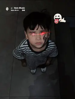 stiker mata merah