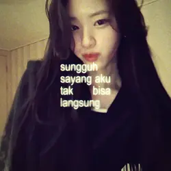 sungguh syg aku tak