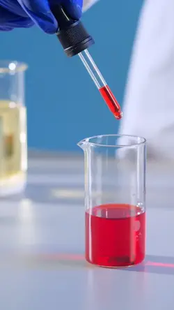 science experiment. 