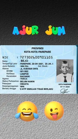 Foto KTP Lucu