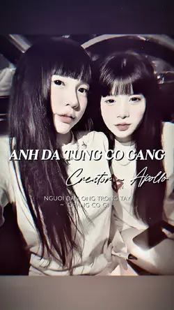 ANH ĐÃ TỪNG CỐ GẮNG 