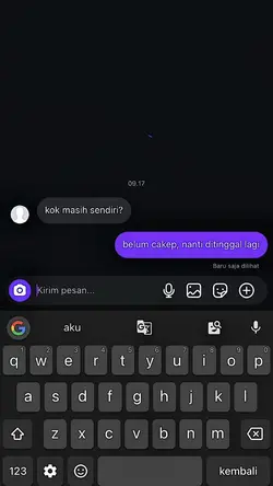kok masih sendiri