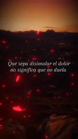 Disimulando el dolor