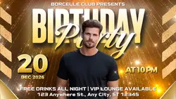 Birthday Gold Party