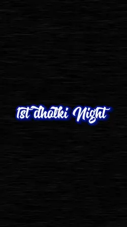 1st dholki night 