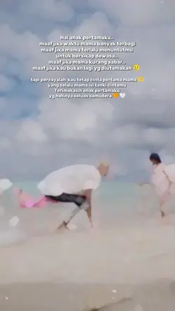 untuk anak pertamaku
