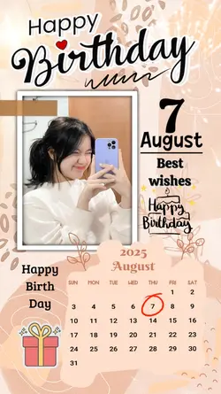 7 AUGUST HBD 2025