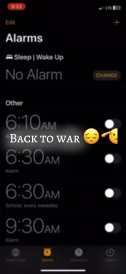 Alarms