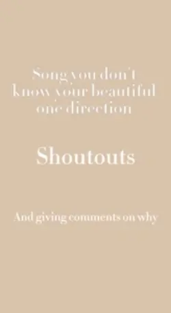 SHOUTOUTS!!! PT 1!!!