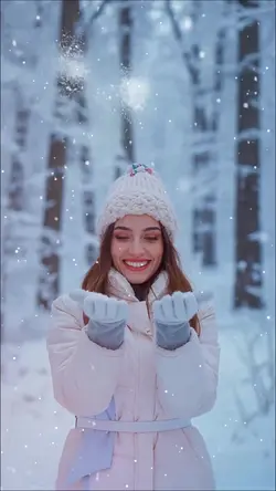 Zâmbet în zăpadă