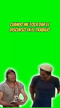Dando el discurso 