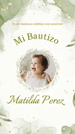 mi bautizo 