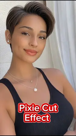 Pixie cut 